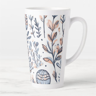 Caneca De Café Latte Design estético minimalista da lata de lata