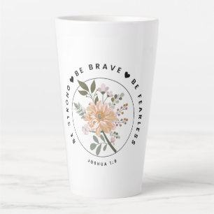 Caneca De Café Latte Design Floral Inspiron