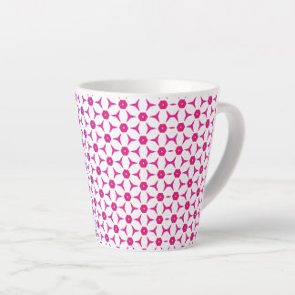 Caneca De Café Latte Design floral sem soldadura
