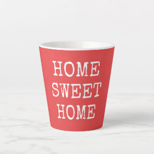 Caneca De Café Latte Design mínimo para casa doce