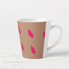 Caneca De Café Latte Design poético moderno Latte Mug