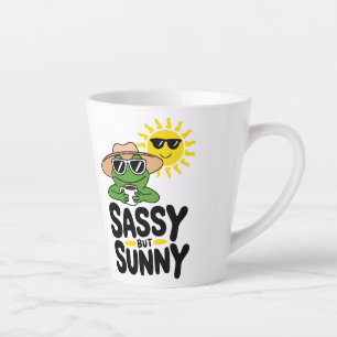 Caneca De Café Latte Design Sassalto, mas ensolarado, de Sapo