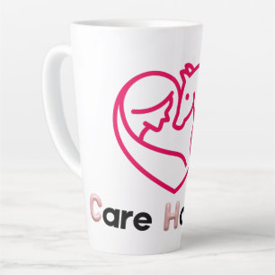 Caneca De Café Latte Designs do Dia Nacional de Proteção contra Cavalos