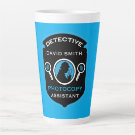 Caneca De Café Latte Detetive Themed Funny Gift