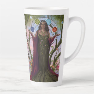 Caneca De Café Latte Deusa Mãe Terra GAIA Latte Mug