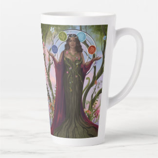 Caneca De Café Latte Deusa Mãe Terra GAIA Latte Mug
