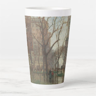 Caneca De Café Latte Dia Chuvoso, Madison Square, Nova York, Paul Corno