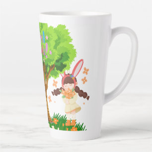 Caneca De Café Latte Dia da Mentira 