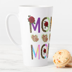 Caneca De Café Latte Dia de as mães especial