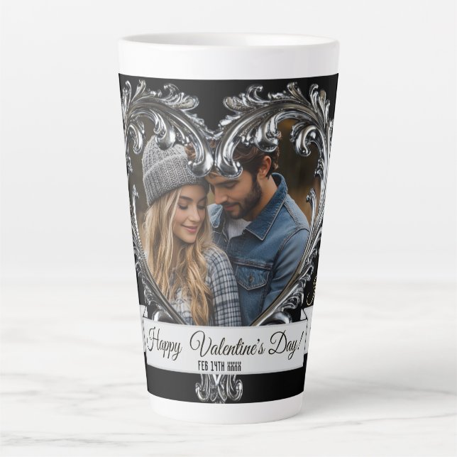 Caneca De Café Latte Dia de os namorados/Aniversário Latte Mug (Frente)