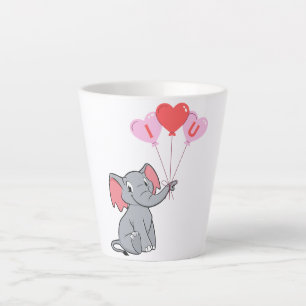 Caneca De Café Latte dia de os namorados bonitinho que te amo