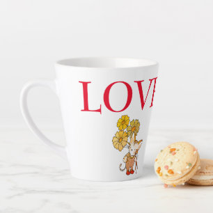 Caneca De Café Latte Dia de os namorados Personalizado Bastante