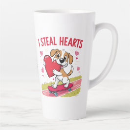 Caneca De Café Latte Dia do Namorados engraçado e moderno para ele e el