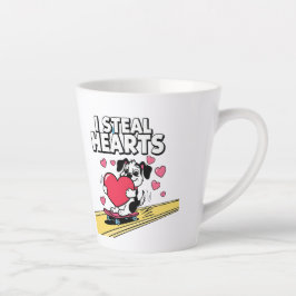 Caneca De Café Latte Dia do Namorados engraçado e moderno para ele e el