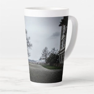 Caneca De Café Latte Dia do outono da cinza em Praga