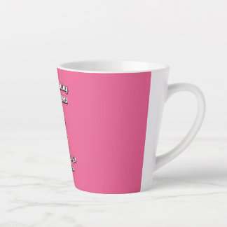 Caneca De Café Latte Dia Internacional da Garota. Divirta-se