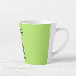 Caneca De Café Latte Dia Mundial da Consciência do Autismo. Abrace dife