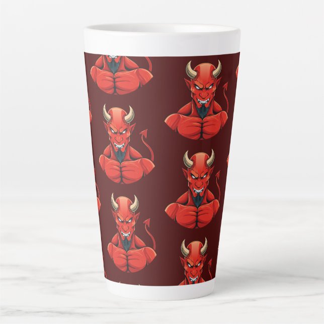 Caneca De Café Latte Diabo  (Frente)