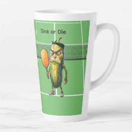 Caneca De Café Latte Dink ou Die Pickleball