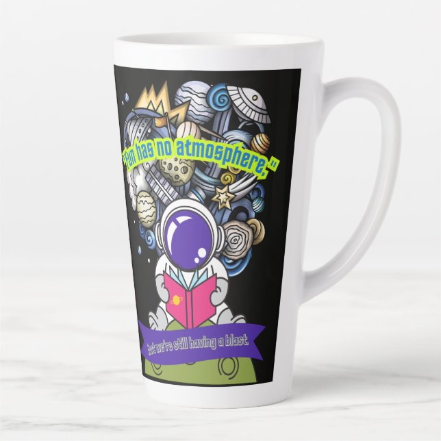 Caneca De Café Latte Diversão não tem atmosfera (Direita)