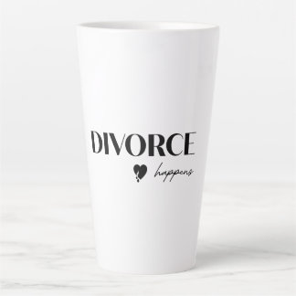 Caneca De Café Latte Divorce Acontece