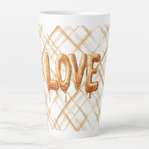 Caneca De Café Latte Doce Amor Caramelo