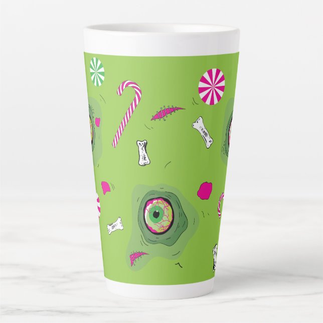 Caneca De Café Latte Doce Morte E Docinho Engraçado! (Frente)