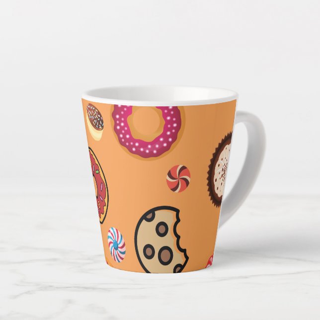 Caneca De Café Latte Doces 6 (Ângulo direito)