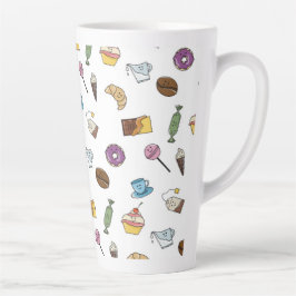 Caneca De Café Latte Doces Tratamentos Café / Tea Mug