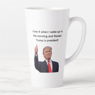 Caneca De Café Latte Donald Trump 2024