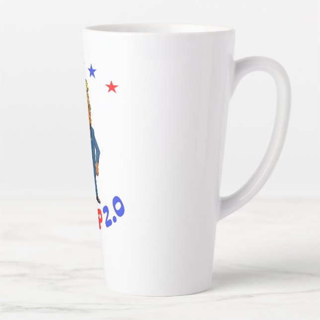 CANECA DE CAFÉ LATTE DONALD TRUMP 2.0 (Direita)