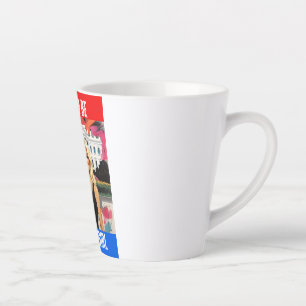 CANECA DE CAFÉ LATTE DONALD TRUMP - NASCER DE SER UMA GAROTA TRUMP