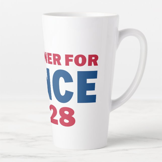 Caneca De Café Latte Dono de Arma para Vance 2028 (Direita)