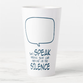Caneca De Café Latte Don't Speak