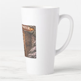 Caneca De Café Latte Doorway Sniffer Icelandic Yule Lad