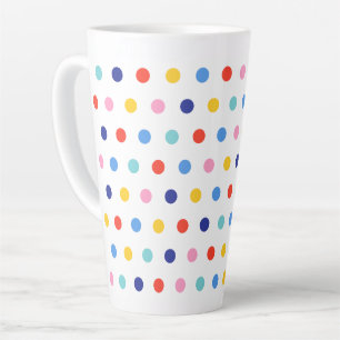 Caneca De Café Latte Dot Delight Candy