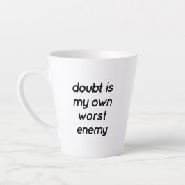 Caneca De Café Latte Doubt Latte Mug