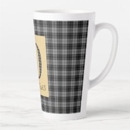 Caneca De Café Latte Douglas Tartan Monograma D