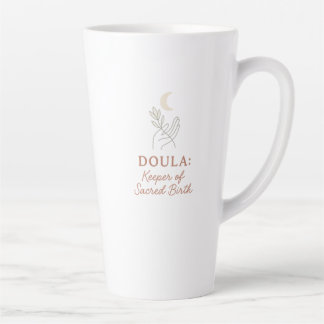 Caneca De Café Latte Doula presente para o Natal ou obrigado de anivers