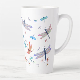Caneca De Café Latte Dragonfly Dragon Fly