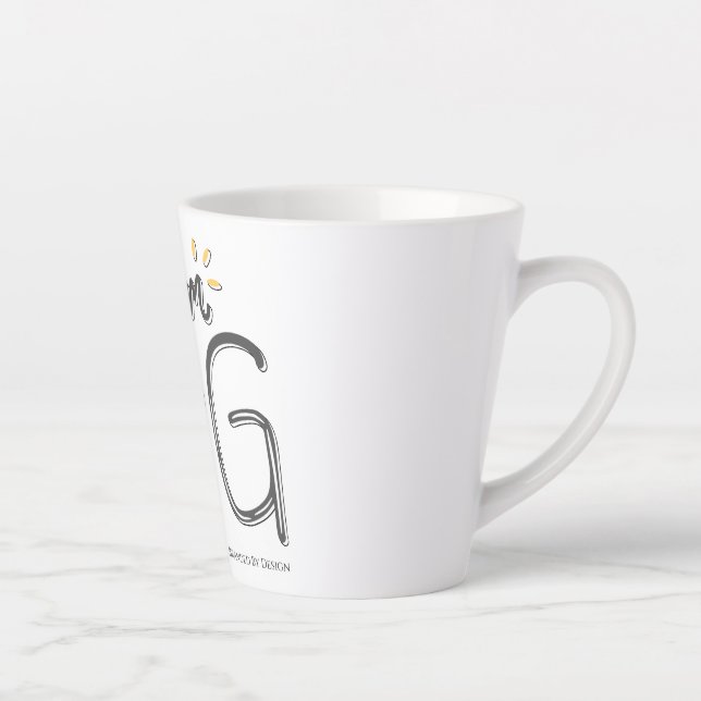 Caneca De Café Latte 'Dream Big' Mug (Direita)