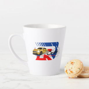 Caneca De Café Latte Drifting Caneca de Latte