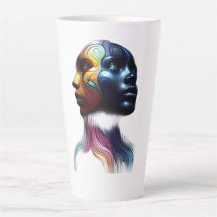 Caneca De Café Latte Duality Art
