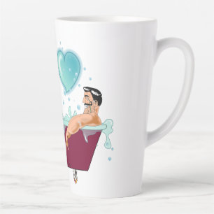 Caneca De Café Latte duas banheiras orgulho gay, bolhas, presentes, LGB