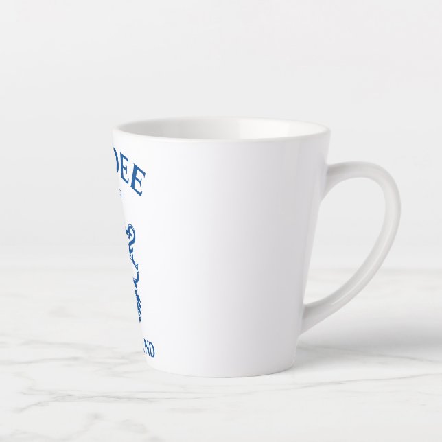 Caneca De Café Latte DUNDEE Scotland (Direita)