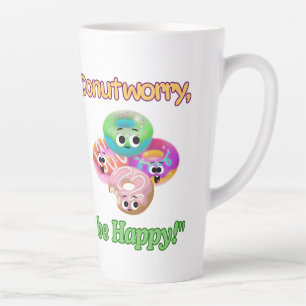 CANECA DE CAFÉ LATTE DUNOT PREOCUPADO SER FELIZ