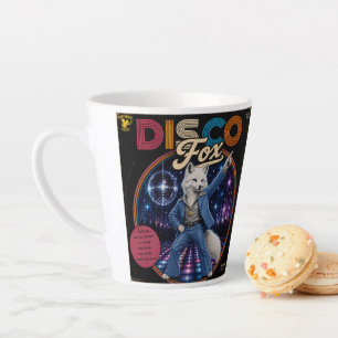 Caneca De Café Latte Duo Disco Fox