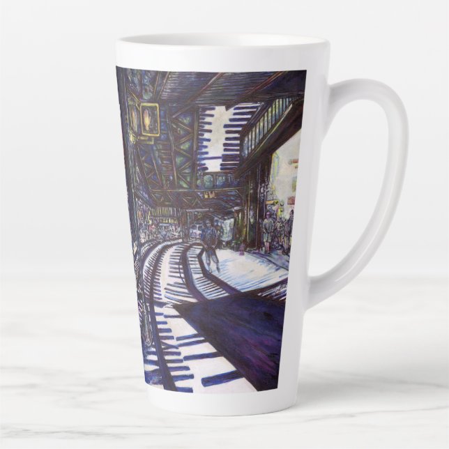 Caneca De Café Latte Dusting the Piano (Direita)