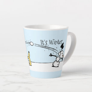Caneca De Café Latte É a caneca de inverno Latte