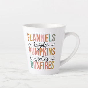 Caneca De Café Latte É outono de novo